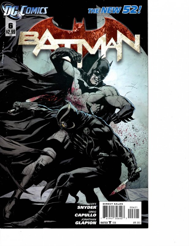 Batman (2011) #6 Fine+ (6.5) New 52 Variant Cover