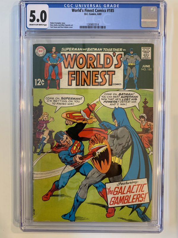 World's Finest Comics #185 - CGC 5.0