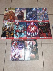 Avengers World #4,5,8,9,10,11,13,16,19,21 (2014-2015) lot of 10 VF-NM