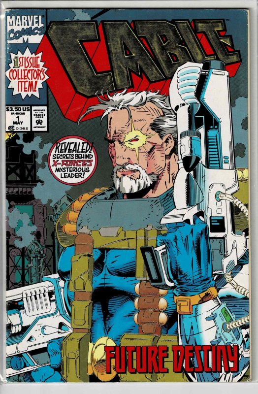 Cable #1 FN- (Gold foil cover. Kane is stranded in Cable's future!)