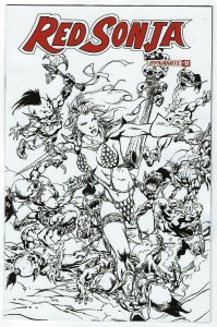 Red Sonja # 17 Castro B&W 1:11 Variant Dynamite NM Dynamite