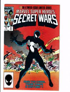 Marvel Super Heroes Secret War # 8 VF/NM Marvel Comic Book 1st Black Suit J113