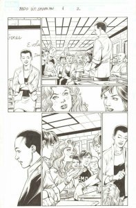 BBDO Ultimate Spider-Man / X-Men #1 p.2 2009 art by Mark Bagley