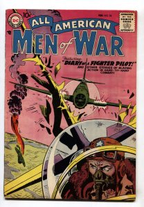 ALL-AMERICAN MEN OF WAR #54--1958--WWII--DC--SILVER AGE--comic book