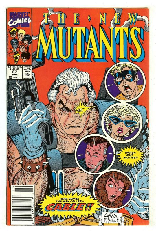 New Mutants 87   1st full Cable