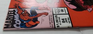 Web of Spider-Man #84 Name of the Rose Part 1 Very Good 1992