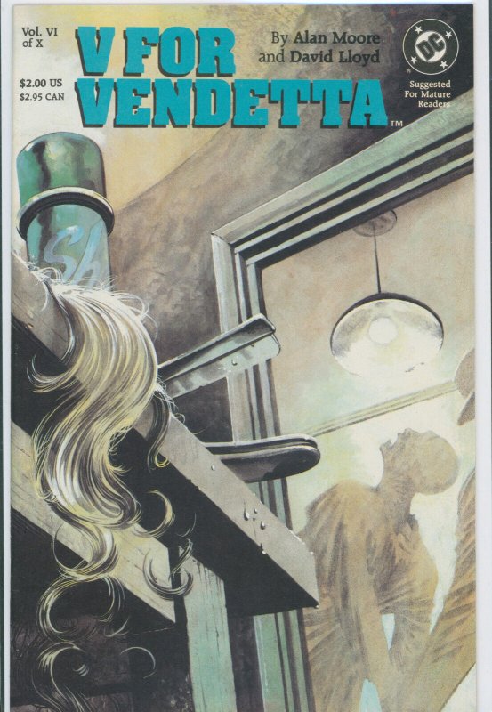 V For Vendetta #6 DC Comics 1988 VF Alan Moore