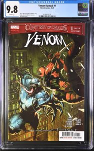 Venom Annual #1 CGC 9.8 Deadpool Contest of Chaos Marvel 2023 Ben Harvey Cover A