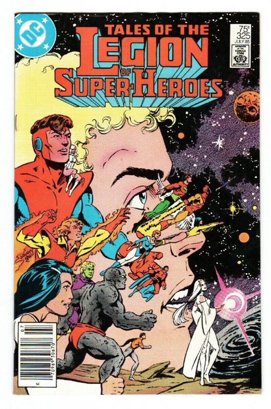 Legion of Super-Heroes #325-Last issue of original stories-DC