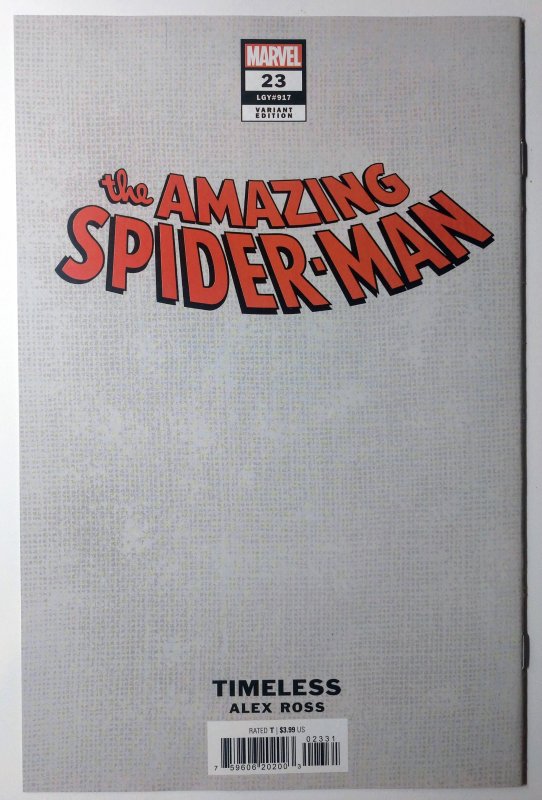 Amazing Spider-Man #23 (2023) Ross Sketch Cover 