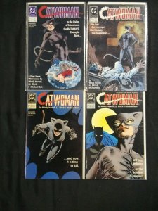 CATWOMAN  1989  NEW FORMAT MINI SERIES RUN #1-4 COMPLETE  VF - NM