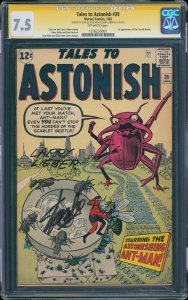 Tales to Astonish #39 (1963) 2X Sigs Stan Lee & Lieber