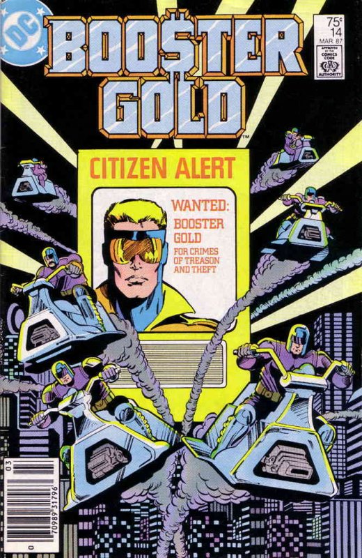 Booster Gold #14 (Newsstand) VF ; DC | Dan Jurgens