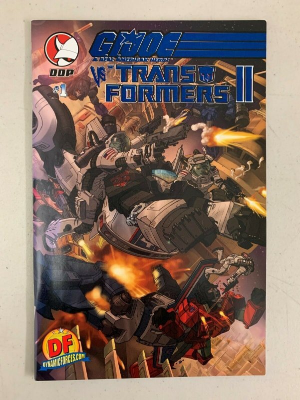 GI Joe vs Transformers II (2nd Series 2004 DDP) #1 DF Blue Foil (of 500) (7.0) 