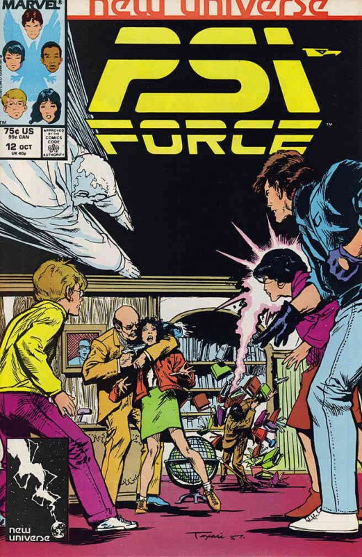 Psi-Force #12 FN ; Marvel | New Universe