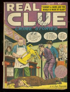 Real Clue Crime Stories Vol. 4--#2--1949--COMIC BOOK--Hillman--VG