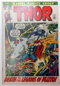 Thor #199 (6.0, 1972) 1st app of Ego-Prime