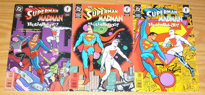 Superman/Madman: Hullabaloo #1-3 VF/NM complete series MIKE ALLRED dark horse 2
