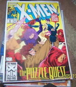 X MEN  21 1993 Marvel  psylocke revanche gambit  new mutants ROGUE WOLVERINE