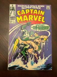 Captain Marvel #4 (1968) - NM / VF Beauty!