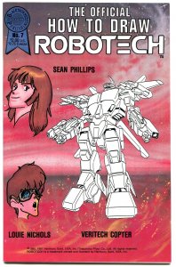 Official How to Draw Robotech #7 Blackthore Publishing 1987