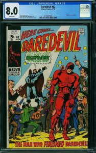 Daredevil #62 (1970) CGC 8.0 VF