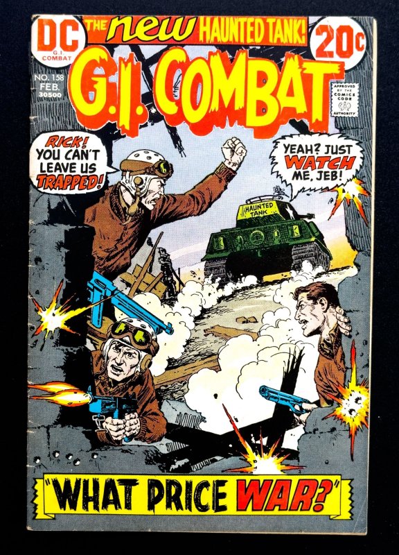 G.I. Combat #158 (1973) - [KEY] 1st App of The Haunted Tank Crew - FN+