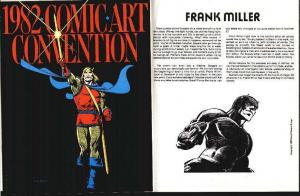 COMIC ART CONVENTION 1982 VG-F CAMELOT COLOR COVER