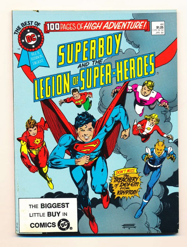 Best of DC Blue Ribbon Digest (1979) #44 VF Legion of Super-Heroes