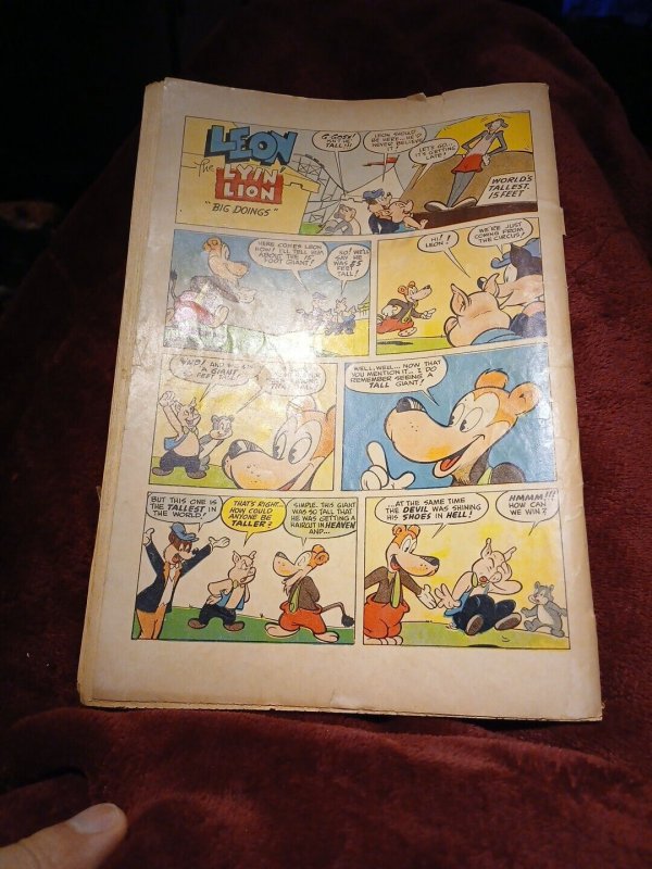 1953 Zoo Funnies #2 Golden Age AL Fago Funny Animal Cartoon Book Charlton Comics