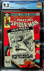The Amazing Spider-Man Annual #15 (1981) - CGC 9.2 - Cert #4255706016