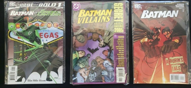 BATMAN 5PC (VF)  BATMAN & GREEN LANTERN #1, BATMAN VILLAIINS, ENDGAME 1994-2007