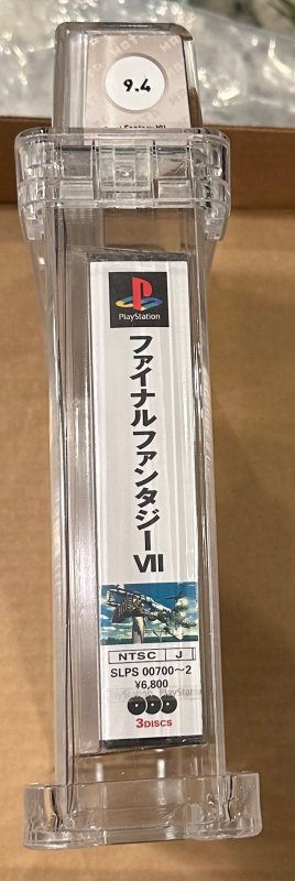 VERY RARE Final Fantasy VII 7 JAPANESE Vers. WATA GRADED 9.4 A++ PS1 PlayStation