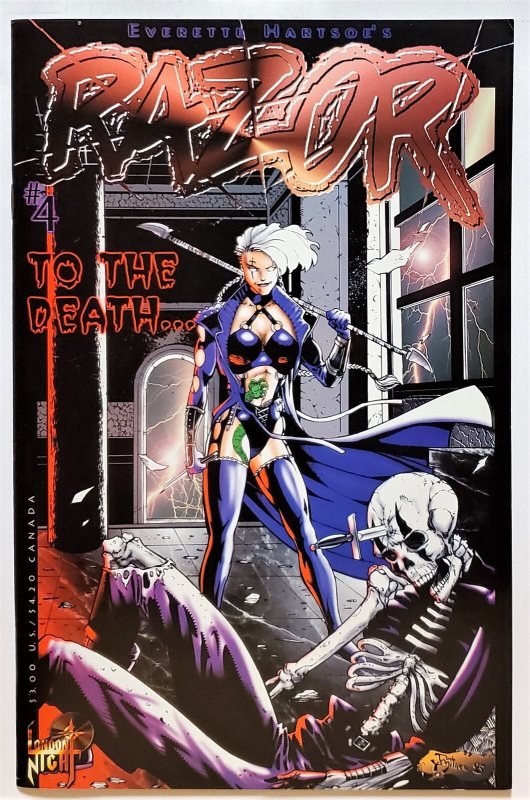 Razor: Burn #4 (Aug 1995, London Night Studios) VF/NM