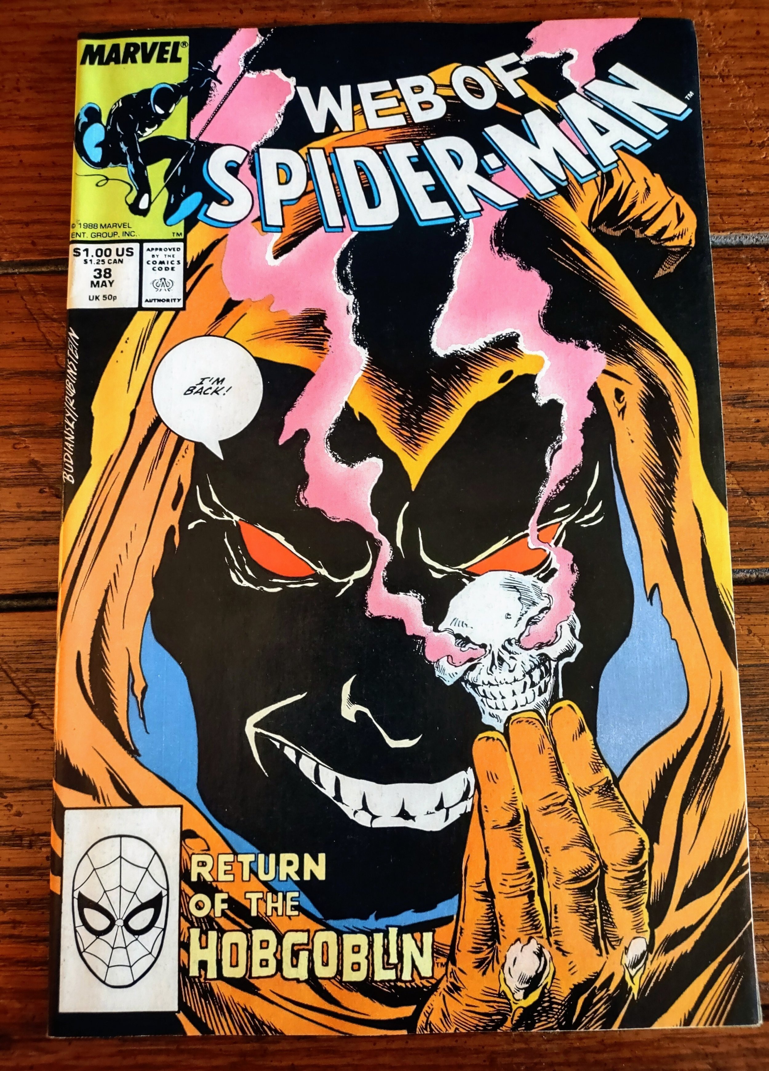 Web of Spider-Man #39 Direct Edition (1988)  Comic Books - Copper Age,  Marvel, Spider-Man, Superhero / HipComic