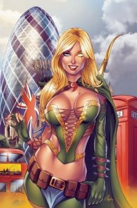 Grimm Fairy Tales :ROBYN HOOD #5 SUPER COMIC CON LONDON EXCLUSIVE COVER NM.