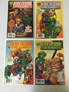 Heroes Reborn The Return set #1-4 8.0 VF (1997) 
