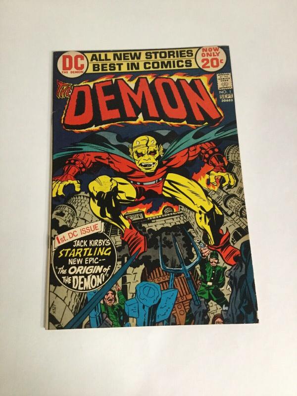 The Demon 1 Vf+ Very Fine+ 8.5 DC Comics Bronze Age