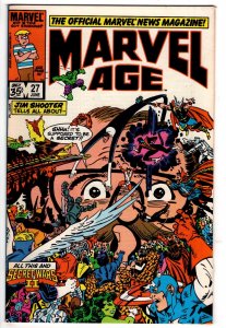 Marvel Age #27 (1985) Marvel Comics
