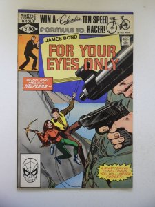 James Bond For Your Eyes Only #2 (1981) FN Condition