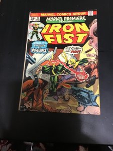 Marvel Premiere #17 (1974). Iron Fist! Cameo triple iron VF/NM Boca CERT! Wow