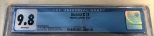 District X (2004) # 2 (9.8 - CGC)  | 1st Appearance Mister M Omega Level Mutant!