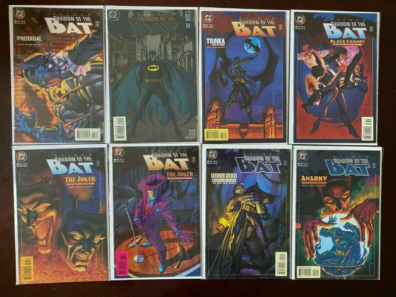 Batman Shadow of the Bat lot from 0-49 missing 4 8.0 VF 1992-96