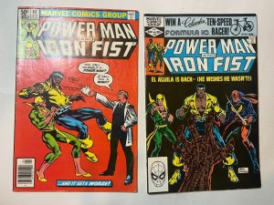 Lot Of 4 Comic Books Marvel Comics Power Man And Iron Fist #63 67 68 78  59 SM8