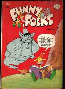 FUNNY FOLKS #2-ALLADIN'S LAMP GAG COVER-GENIE FN