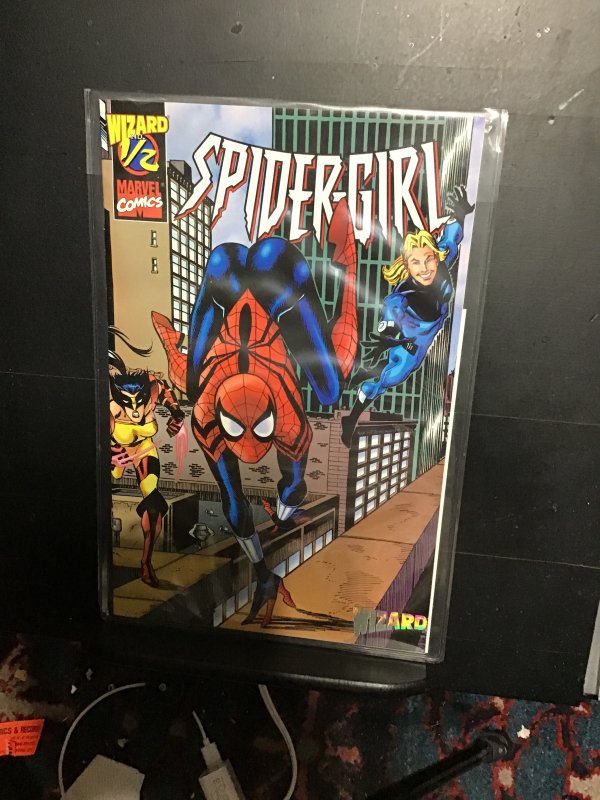Wizard Spider-Girl #½ (1999) wow! high-grade certified key issue! NM-