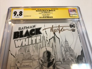 Batman Black & White (2021) # 1 (CGC SS 9.8) Signed Tyler Kirkham | Comics Elite