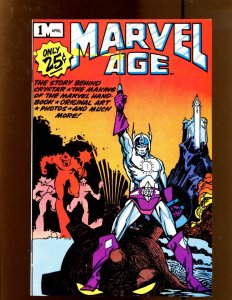 Marvel Age #1 - Peter David Art! (8.5/9.0) 1983