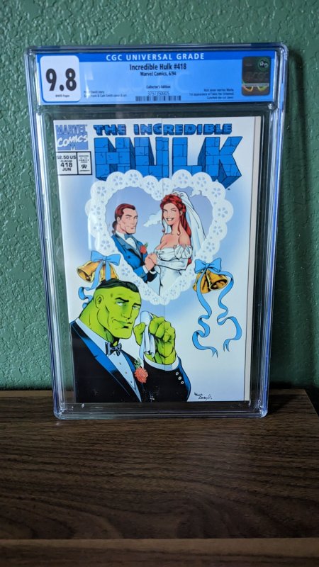 The Incredible Hulk #418 (1994) Collectors Edition CGC 9.8