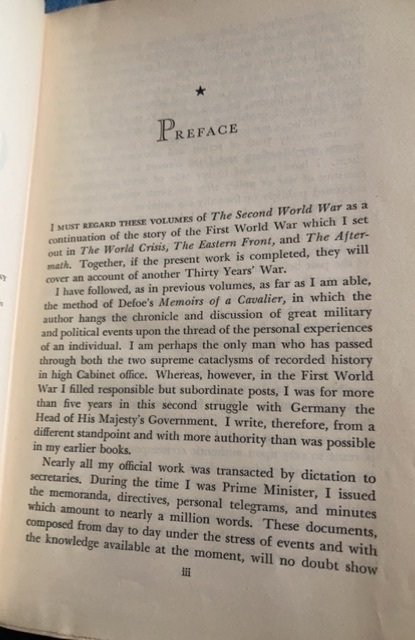 The gathering storm, Churchill, 1948,Ex-library